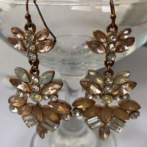 Pretty dangling sparkly blingy earrings